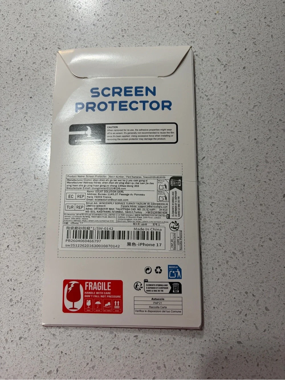 iPhone 17 Privacy Screen Cover